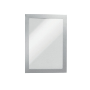 Cornici con pannello magnetico DURABLE DURAFRAME® A5 PPL argento metallizzato 236x176mm  conf. 2 - 487123
