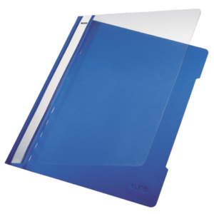Cartellina ad aghi con clip Leitz in PVC A4 blu 41910135