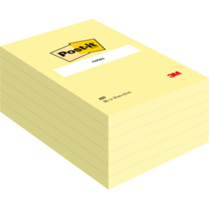 Foglietti riposizionabili Post-it® formato 101x152 mm - in conf. da 6 blocchetti Giallo Canary? - 659N