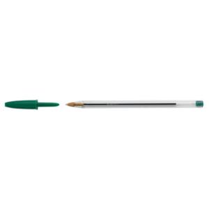 Penna a sfera BIC Cristal M punta 1 mm verde Conf. 50 pezzi - 8373629