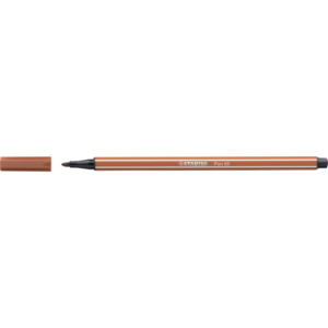 Pennarelli Stabilo Pen 68 tratto 1 mm terra di Siena - 68/75