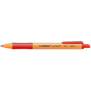Penna a sfera a scatto Stabilo Pointball  0,5 mm rosso 6030/40