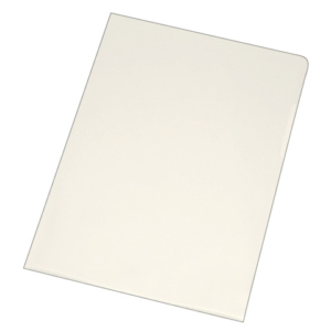 Cartelline a L Q-Connect A4 - PPL trasparente opaco - conf. 100 pz - KF00310