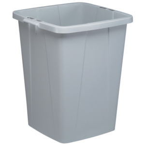 Contenitore portarifiuti DURABLE DURABIN 90 L polipropilene grigio 1800474050