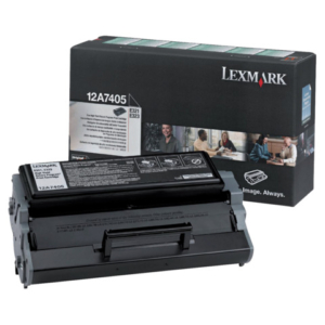 Toner alta resa return program Lexmark nero 12A7405