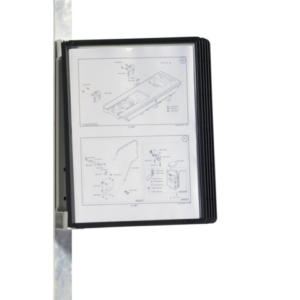 Leggio da parete DURABLE VARIO® MAGNET WALL 5 pannelli A4 nero - 591401
