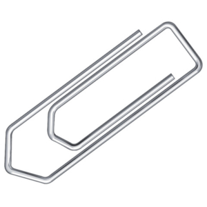 Fermagli Q-Connect in acciaio nichelato N. 1 - 20 mm punta triangolare - conf. 100 pz - KF01306