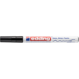Marcatore a vernice edding 780 punta tonda 0,8 mm nero - 4-780001