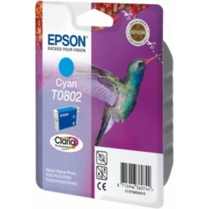 Cartuccia inkjet Colibrì T0802/blister RS Epson ciano C13T08024011