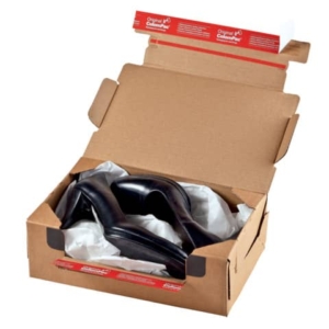 Scatola fustellata per e-commerce ColomPac conf. 10 pz - cartone ondulato avana formato L - 35x25x15 cm CP069.06