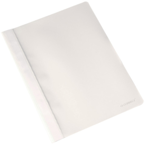 Cartellina ad aghi Q-Connect A4 - PP - bianco KF01656