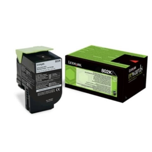 Toner return program 802K Lexmark nero 80C20K0