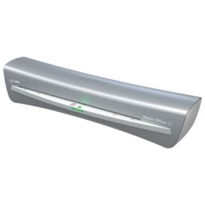 Plastificatrice a caldo compatta a 2 rulli Leitz iLam Home Office A3 grigio metallizzato - 74400089