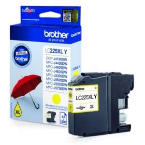 Cartuccia inkjet alta resa LC-225 Brother giallo LC-225XLY