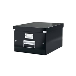 Scatola per archiviazione universale ''M'' Leitz CLICK & STORE nero 28,1x20x37 cm - 60440095