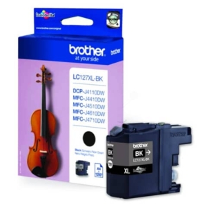 Cartuccia inkjet alta resa LC-127 Brother nero LC-127XLBK