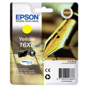 Cartuccia inkjet alta capacità ink pigmentato Penna e Cruciverba 16XL Epson giallo - C13T16344012