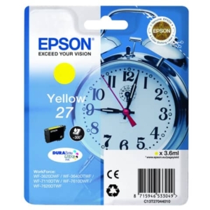Cartuccia inkjet Sveglia 27 Epson giallo C13T27044012