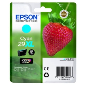 Cartuccia inkjet alta capacità Fragola T29XL Epson ciano C13T29924012