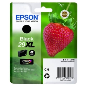 Cartuccia inkjet alta capacità ink pigmentato Fragola T29XL Epson nero C13T29914012