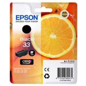 Cartuccia inkjet ink pigmentato Arance T33 Epson nero C13T33314012