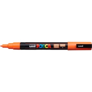 Marcatore a tempera POSCA Uni-Ball punta tonda 0,9-1,3 mm arancio M PC3M AR