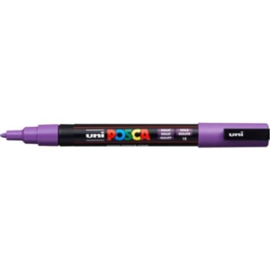Marcatore a tempera POSCA Uni-Ball punta tonda 0,9-1,3 mm viola M PC3M VI