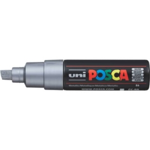 Marcatore Uni Posca punta large colore argento M PC8K ARG