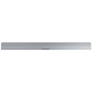 Righello Q-Connect in alluminio - argento 40 cm - KF03679
