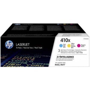 Toner alta capacità 410X HP ciano+magenta+giallo Conf. 3 - CF252XM