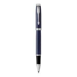 Penna roller Parker IM punta F inchiostro nero Blue GT 1931661