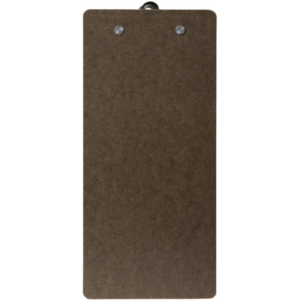 Portaconto in legno pressato Securit® con clip in acciaio 26,5x11,5 cm - marrone - MC-CBBP-BR