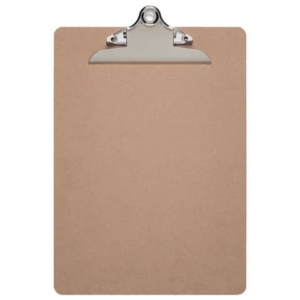 Portablocchi con clip MAULclassic A4 in legno di fibra Z700031