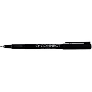 Fineliner Q-Connect 0.4 mm nero  Conf. 10 pezzi - KF25007