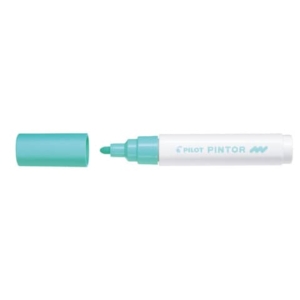 Marcatore multisuperficie Pilot Pintor a base d'acqua punta in fibra 4,5 mm verde pastello - 002371