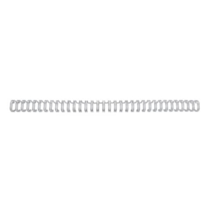 Spirali metalliche a 34 anelli GBC WireBind 11 mm A4 argento - fino a 100 fogli - conf. 100 pezzi - RG810797
