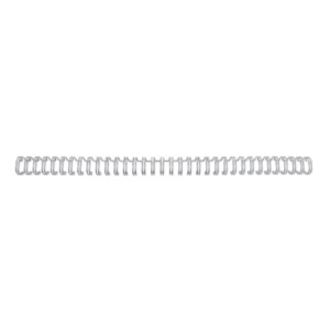 Spitali metalliche a 34 anelli GBC WireBind 8 mm A4 argento - fino a 70 fogli - conf. 100 pezzi - RG810597
