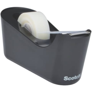 Dispenser per nastro adesivo Scotch® Magic? Classic nero + 1 rotolo 19 mm x 33 m - C18-B Black