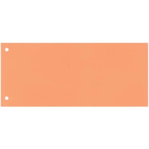 Separatore per archivio con due fori Q-Connect 24x10,5 cm 190 g/m² arancio conf. da 100 - KF00519