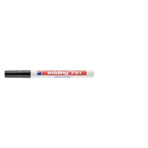 Marcatore a vernice edding 751 punta conica 1-2 mm nero E-751 001