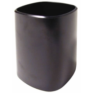 Portapenne ARDA in polistirolo nero opaco - 6,5x6,5x9,5 cm - 4111N