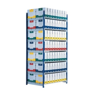 Modulo base scaffalatura Paperflow RANG'ECO regolabile 100x68x200 cm blu - K605170