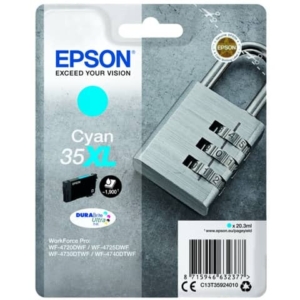 Cartuccia inkjet alta capacità Lucchetto 35XL Epson ciano C13T35924010
