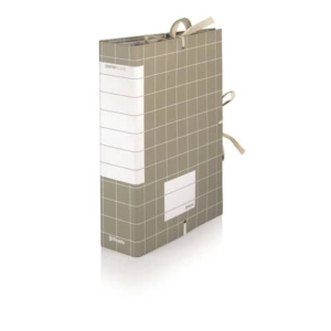 Faldoni con lacci rivettati Brefiocart Centro Class Resisto 25x35 cm dorso 18 cm grigio Conf. 10 pz - RES0201-18