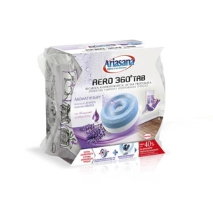 Profumatori e mangiaumidità Ariasana Aero 360° ricarica tab lavanda 450 g. bianco/blu - 2631296
