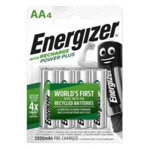 Batterie ricaricabili ENERGIZER Power Plus AA - 2000 mAh conf. da 4 - E300850400