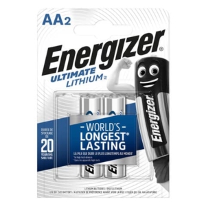 Batterie al litio Energizer Ultimate Lithium AA - conf. 2 pz - E301535201