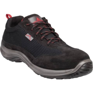 Scarpe da lavoro DELTA PLUS basse Asti S1P - poliestere mesh e pelle scamosciata nero - 40 - ASTISPNO40