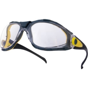 Occhiali Delta Plus Pacaya Strap monoblocco policarbonato nasello integrato trasparente PACAYBLIN