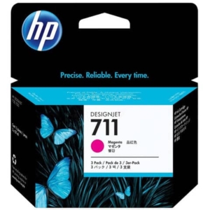 Cartucce inkjet 711 HP magenta  Conf. 3 - CZ135A